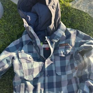 Burton Navy and Gray snowboarding / ski jacket size S - 7/8